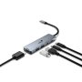 GENIUS UH-500 5-in-1 USB Hub srebrni - slika 2