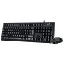 GENIUS KM-100SE USB YU crna tastatura+ USB crni miš - slika 2