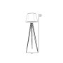 OPVIQ Podna lampa Star 846STL3620 - slika 4