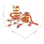 ECO TOYS Parking garaža Vatrogasna stanica 100 elemenata - slika 2