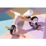 ECO TOYS Balans bicikl sa pedalama i pomoćnim točkovima 3u1 rozi - slika 2