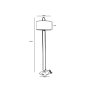 OPVIQ Podna lampa Elips 846STL2959 - slika 4