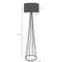 OPVIQ Podna lampa AYD 3041 - slika 3