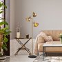 OPVIQ Podna lampa Spoly 13796 Gold - slika 2
