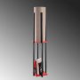 OPVIQ Podna lampa 7132 Black Red - slika 2