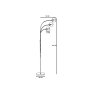 OPVIQ Podna lampa Badi 3 534LUN4533 - slika 5