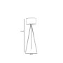 OPVIQ Podna lampa Fısco Tripod 534LUN4548 - slika 5