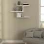 HANAH HOME Zidna polica Bien White - slika 4