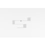 HANAH HOME Zidna polica Penne White - slika 1
