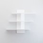 HANAH HOME Zidna polica Lale White - slika 1