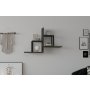 HANAH HOME Zidna polica Diana Anthracite - slika 3