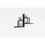 HANAH HOME Zidna polica Diana Anthracite - slika 4