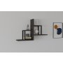 HANAH HOME Zidna polica Diana Anthracite - slika 2