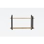 HANAH HOME Zidna polica Abat Walnut - slika 1