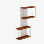 HANAH HOME Zidna polica Destan Pine - slika 1