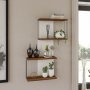 HANAH HOME Zidna polica Destan Pine - slika 2