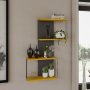 HANAH HOME Zidna polica Destan Yellow - slika 2