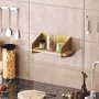HANAH HOME Zidna polica Medıum Arm Gold - slika 4