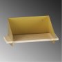 HANAH HOME Zidna polica Medıum Arm Gold - slika 5