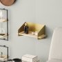 HANAH HOME Zidna polica Medıum Arm Gold - slika 2
