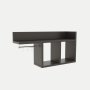 HANAH HOME Zidna polica Pare Anthracite - slika 1