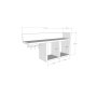 HANAH HOME Zidna polica Pare Anthracite - slika 3
