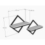 HANAH HOME Zidna polica Sezo Sapphire Oak - slika 4