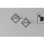 HANAH HOME Zidna polica Sezo White - slika 2