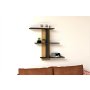 HANAH HOME Zidna polica Bahro Sapphire Anthracite - slika 2