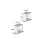 HANAH HOME Zidna polica Sevima White Walnut - slika 4
