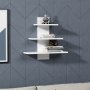 HANAH HOME Zidna polica Ohio White - slika 3