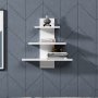 HANAH HOME Zidna polica Ohio White - slika 2