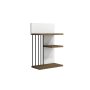 HANAH HOME Zidna polica Nezma White Walnut - slika 1