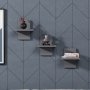 HANAH HOME Zidna polica Quincy Anthracite - slika 2
