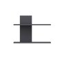 HANAH HOME Zidna polica Walter Anthracite - slika 1