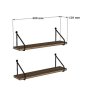 HANAH HOME Zidna polica Reco Sapphire Oak - slika 4