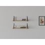 HANAH HOME Zidna polica Reco Sapphire Oak - slika 2