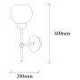OPVIQ Zidna lampa Swing 3156 - slika 5
