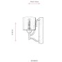 OPVIQ Zidna lampa AP 4162 1E - slika 3