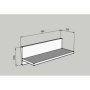 HANAH HOME Zidna polica Fane Walnut - slika 4