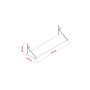 HANAH HOME Zidna polica Seramoni Shiny White - slika 4