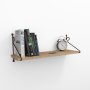 HANAH HOME Zidna polica Seramoni Oak - slika 2
