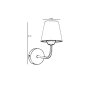 OPVIQ Zidna lampa Elno 8877 1P - slika 5