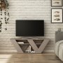 HANAH HOME TV polica Pipralla Light Mocha - slika 2