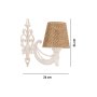 OPVIQ Zidna lampa Gloria Hazeran Natural White - slika 4