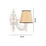 OPVIQ Zidna lampa Gloria Coral Natural White - slika 5