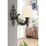 OPVIQ Zidna lampa Gloria Cream Black - slika 1