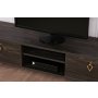 HANAH HOME TV polica Posh Dark Brown - slika 4