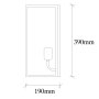 OPVIQ Zidna lampa Kafes 5571 - slika 3