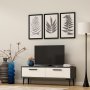 HANAH HOME TV polica Leni Anthracite White - slika 4